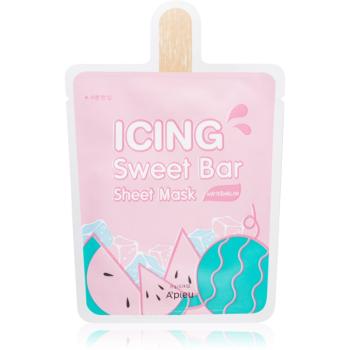 A’pieu Icing Sweet Bar Mask Watermelon vyživující plátýnková maska 21 g