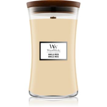 Woodwick Vanilla Musk vonná svíčka 610 g