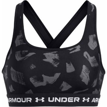 Under Armour CROSSBACK MID PRINT Dámská podprsenka, černá, velikost