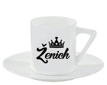 Espresso hrnek s podšálkem 100ml Ženich