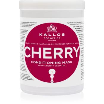 Kallos KJMN Professional Cherry hydratační maska pro poškozené vlasy 1000 ml