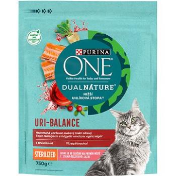 Purina ONE Dual Nature Sterilized Brusinka s lososem 750g (7613038232539)