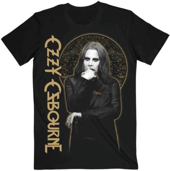 Ozzy Osbourne Tričko Patient No. 9 Gold Graphic Unisex Black S