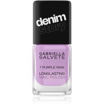 Gabriella Salvete Denim Story dlouhotrvající lak na nehty odstín 07 Purple Rain 11 ml