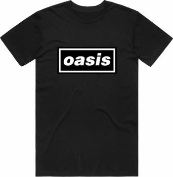 Oasis Tričko Decca Logo Unisex Black M