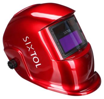 Svářecí kukla samostmívací WELDING MASK 2, červená SIXTOL