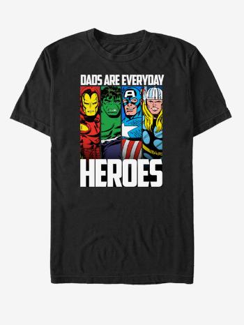 ZOOT.Fan Marvel Everyday Hero Dad Triko Černá