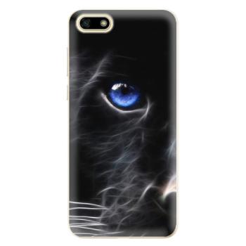 Odolné silikonové pouzdro iSaprio - Black Puma - Huawei Y5 2018