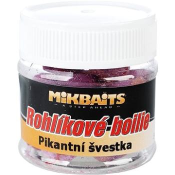 Mikbaits Rohlíkové boilie Pikantní švestka 50ml (8595602234790)