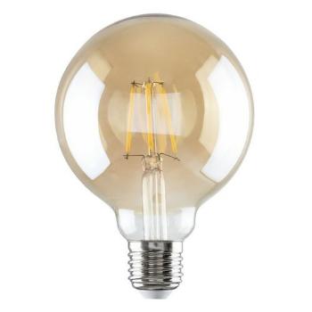 Rabalux Dekorativní LED filament žárovka, jantarová, E27, G95, 5,4W, 510lm, 2700K, 20000h.