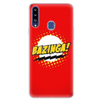 Odolné silikonové pouzdro iSaprio - Bazinga 01 - Samsung Galaxy A20s