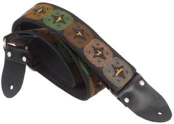 PRS 2” Deluxe Retro Strap, Orange Birds, Custom Jacquard  (kicsomagolt