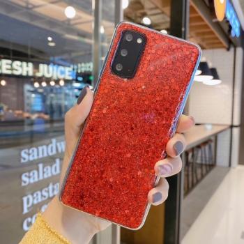 GLITTER ochranný obal Samsung Galaxy Note 10 Plus červený