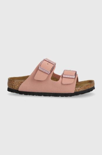 Dětské pantofle Birkenstock Arizona Kids BFBC růžová barva