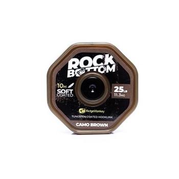 RidgeMonkey RM-Tec Rock Bottom Tungsten Coated Soft 25lb 10m Camo Brown (5056210610817)