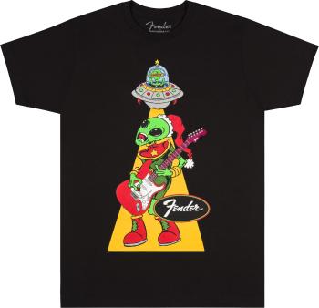 Fender Ugly Christmas Tee Alien BK M