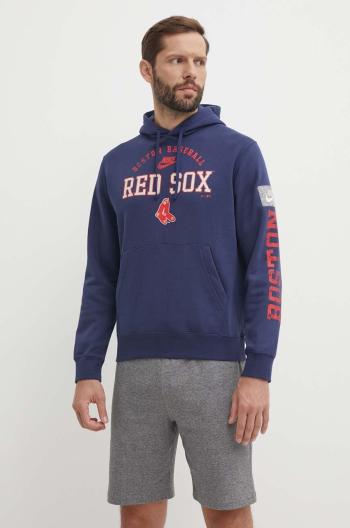 Mikina Nike Boston Red Sox pánská, s kapucí, s potiskem