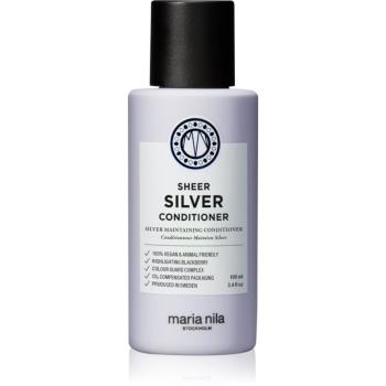 Maria Nila Sheer Silver Conditioner hydratační kondicionér neutralizující žluté tóny bez sulfátů 100 ml