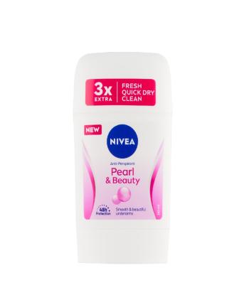 Nivea Black & White Invisible Clear tuhý antiperspirant 50 ml