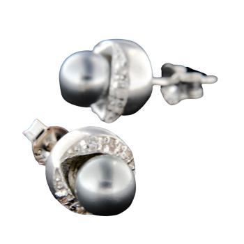 Stříbrné náušnice 14132