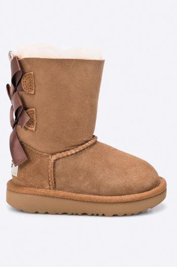 Zimní boty UGG bailey bow ii hnědá barva