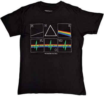 Pink Floyd Tričko Prism Heart Beat Unisex Black M