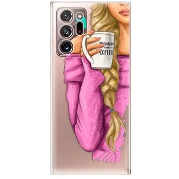 iSaprio My Coffe and Blond Girl pro Samsung Galaxy Note 20 Ultra (coffblon-TPU3_GN20u)