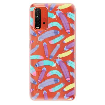 Odolné silikonové pouzdro iSaprio - Feather Pattern 01 - Xiaomi Redmi 9T