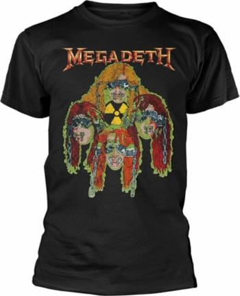 Megadeth Tričko Nuclear Glow Heads Black L