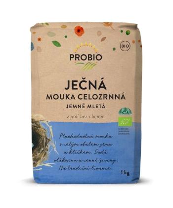 PROBIO Mouka ječná celozrnná jemně mletá BIO 1 kg