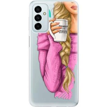 iSaprio My Coffe and Blond Girl pro Samsung Galaxy M23 5G (coffblon-TPU3-M23_5G)