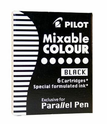 Bombičky pro Pilot Parallel Pen černé 6 ks