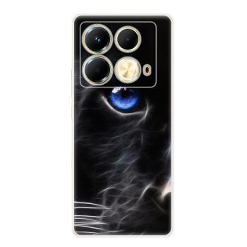 Odolné silikonové pouzdro iSaprio - Black Puma - Infinix Note 40