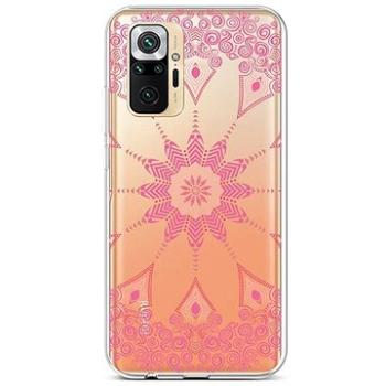 TopQ Xiaomi Redmi Note 10 Pro silikon Pink Mandala 58104 (Sun-58104)