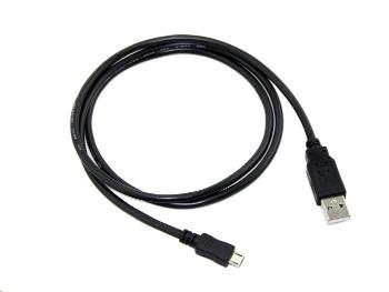 Kabel C-TECH CB-USB2M-10B USB 2.0 AM/Micro, 1m, černý