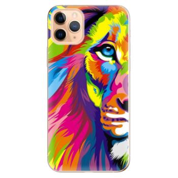 Odolné silikonové pouzdro iSaprio - Rainbow Lion - iPhone 11 Pro Max