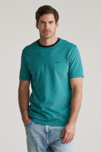 TRIČKO GANT 4-COL OXFORD REGULAR SS T-SHIRT TROPIC BLUE