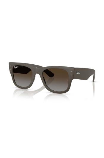 Sluneční brýle Ray-Ban hnědá barva, 0RB4840S