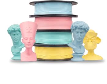 3D nyomtatószál Filament PM 1.75 PLA+ Pastel Pack + Minták