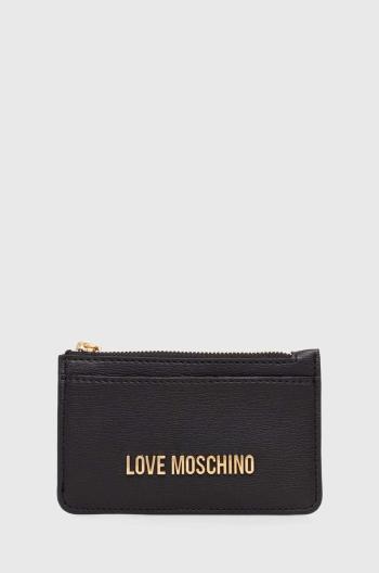 Peněženka Love Moschino černá barva, JC5614PP1LLD0000