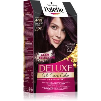 Schwarzkopf Palette Deluxe permanentní barva na vlasy odstín 4-99 880 Tmavě fialový 1 ks