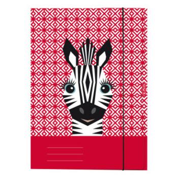 Desky s gumou A4, Zebra, Cute animals