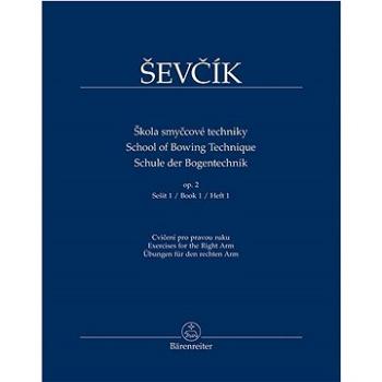 Škola smyčcové techniky op. 2, Sešit 1: Cvičení pro pravou ruku (9790260107243)