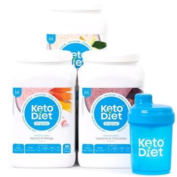 KetoDiet Proteinové nápoje na 3 týdny - MEDIUM 1. krok (8594181012140)