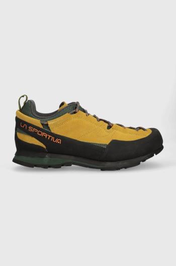 Boty LA Sportiva Boulder X pánské, hnědá barva