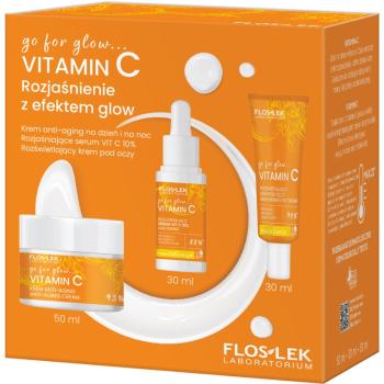 FlosLek Laboratorium Go For Glow Vitamin C dárková sada pro rozjasnění pleti