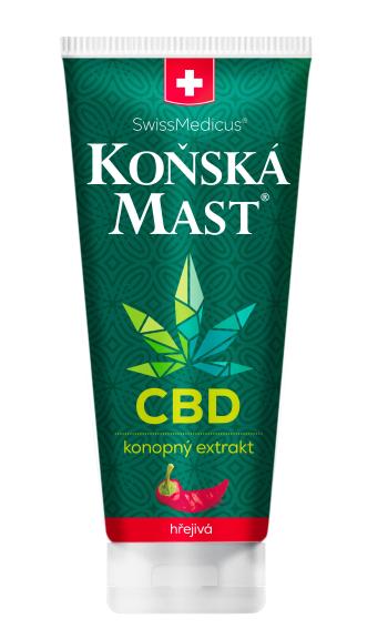 SwissMedicus Koňská mast s CBD hřejivá 200 ml