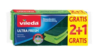 Vileda Ultra Fresh houbička vysoká 2+1 ks