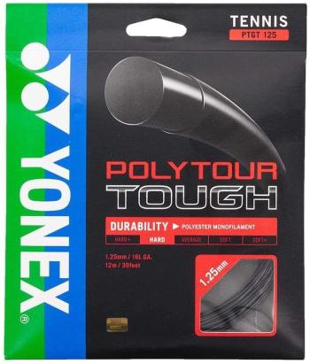 Teniszhúr Yonex Poly Tour TOUGH, 1,25 mm, 12 m, fekete