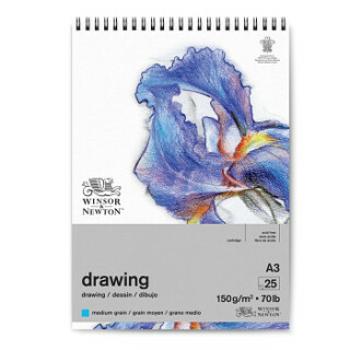 Skicovací blok W&N Drawing pad medium A3 150g